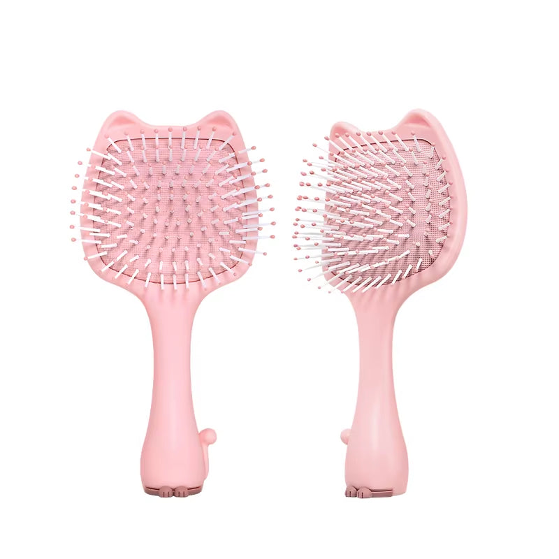 Cute Cat Air Cushion Hair Brush Anti-Static Detangle Brush Hair Scalp Massage Comb Professional Styling Tools Hairbrush