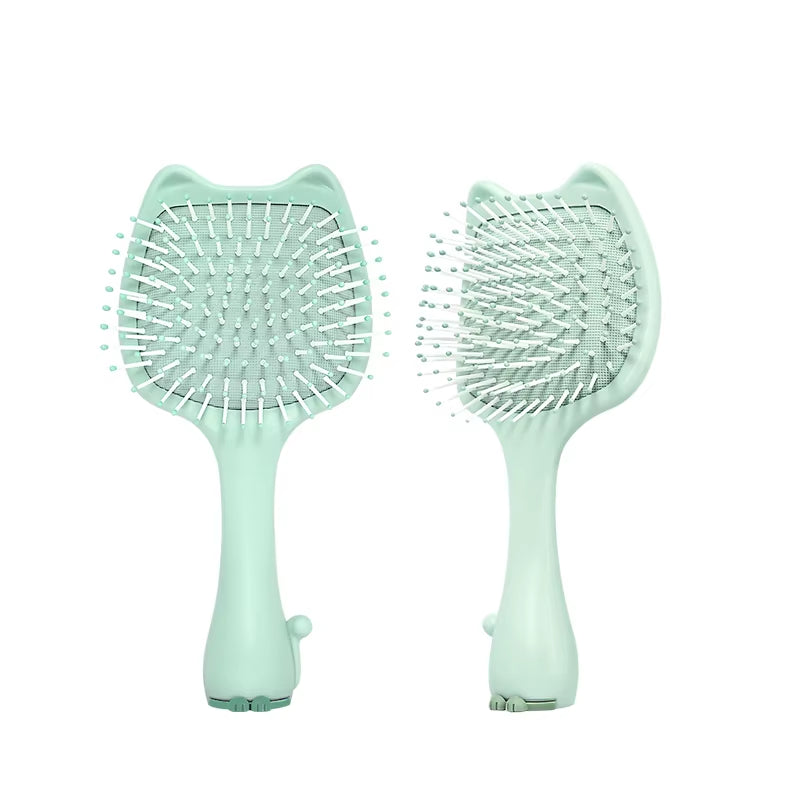Cute Cat Air Cushion Hair Brush Anti-Static Detangle Brush Hair Scalp Massage Comb Professional Styling Tools Hairbrush